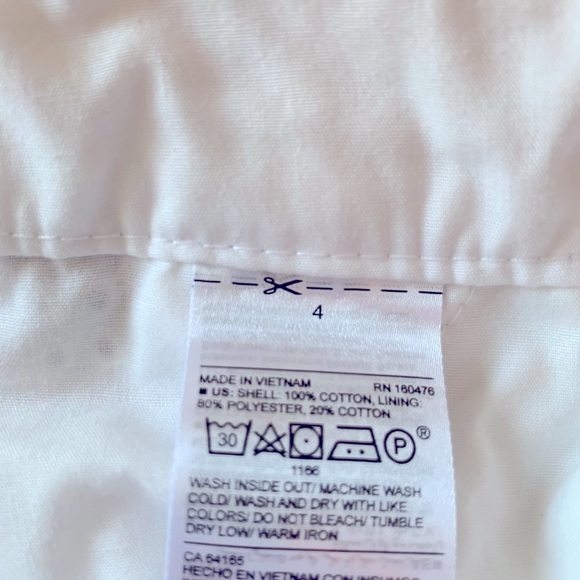 New, white eyelet shorts - Picture 3 of 4